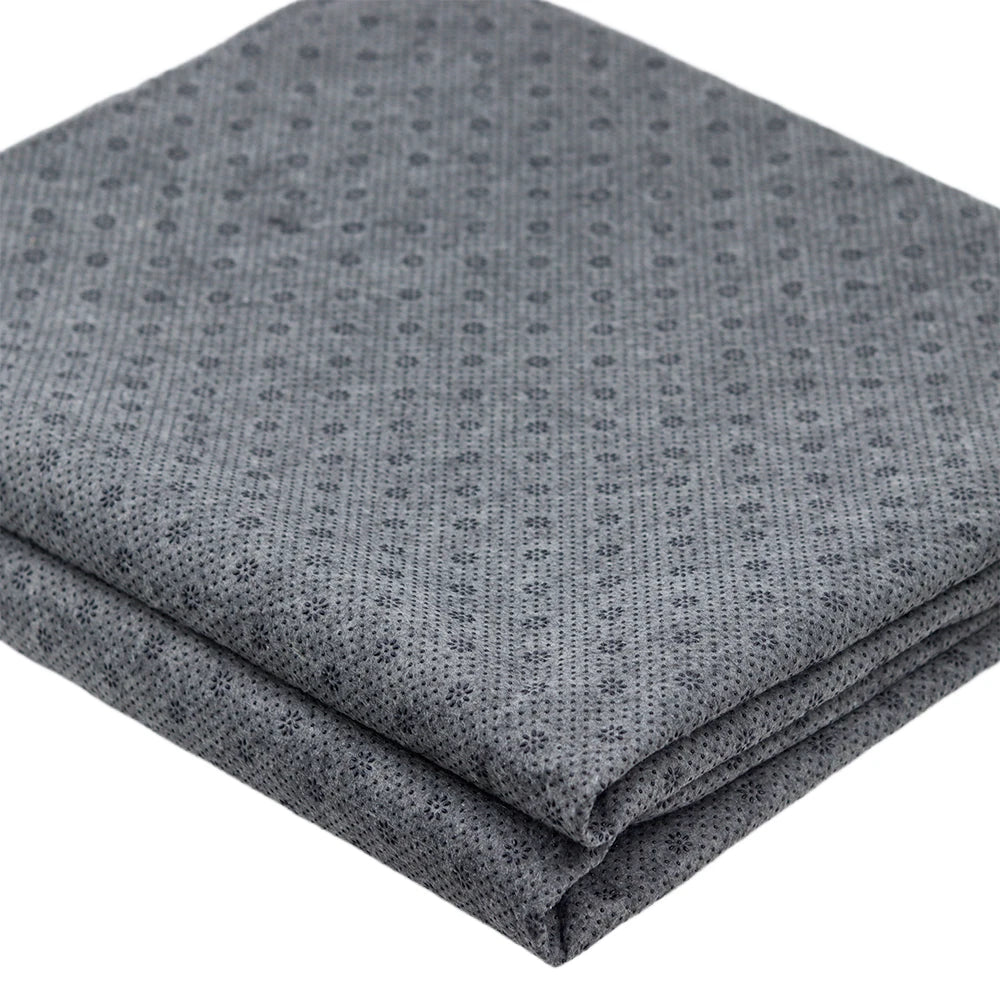 tissu anti dérapant acrylique industriel motif cercles gris tapis antibactérien matériaux bricolage