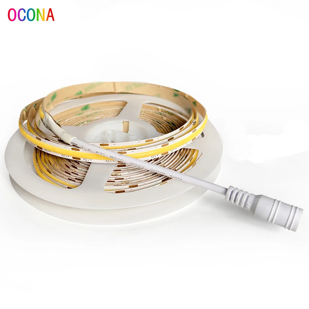 Ruban led flexible blanc adhésif moderne 24v 480 leds 50000 heures