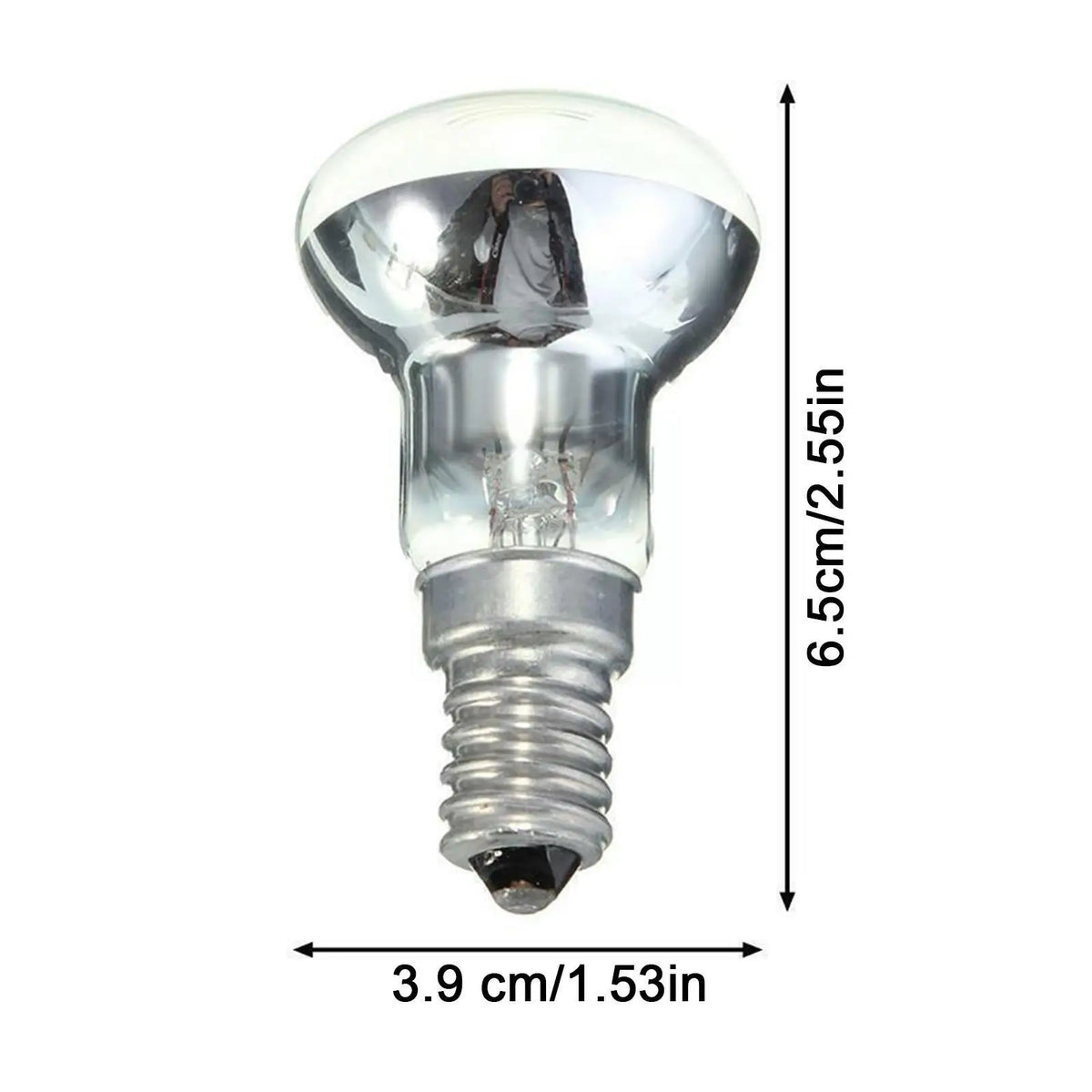 ampoule incandescence e14 transparente classique vis filament 220v 240v 60lm 249lm
