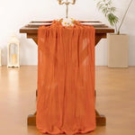 nappe plissée semi transparente polyester coton multicolore décoration noël fête mères bohème festive