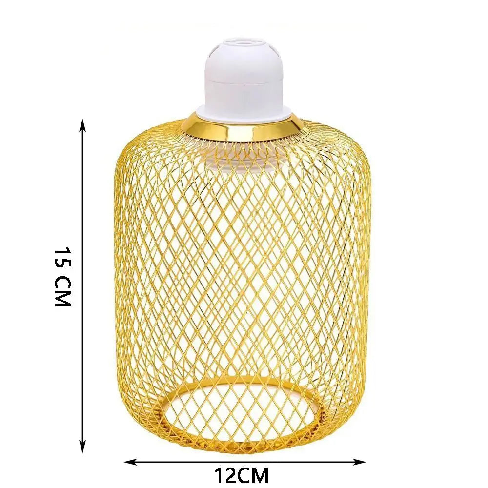 abat jour moderne or maille fine opacité intérieur décoration maison luminaire simple led