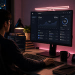 lampe led rose pâle moderne clips ajustement luminosité couleur réglable wi fi