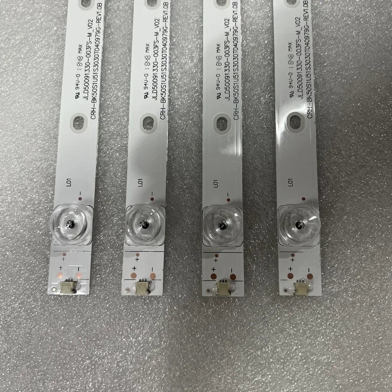 bande led blanche moderne connecteurs boutons opaques aluminium sans fil