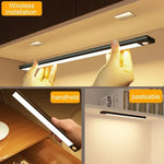 lampe led rechargeable détecteur mouvement aimants couleurs blanc beige noir moderne minimaliste