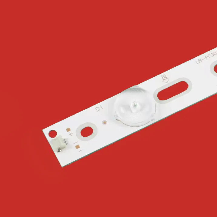 bande led blanc transparent moderne 620mm led 3v connecteurs