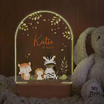 lampe décorative moderne animaux ours éléphant marron doré cadeau anniversaire couple
