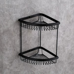 panier d'angle salle bain or rose chrome fileté moderne vis fixation produits