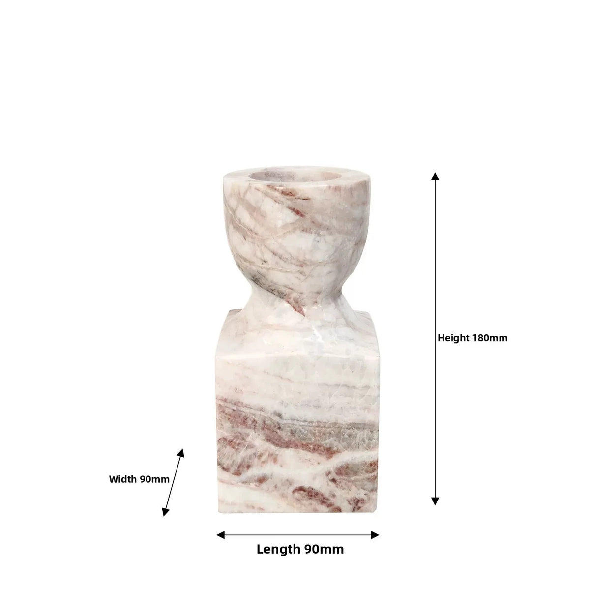 décoration maison moderne vase support bougie marbre noir blanc bois naturel minimalisteintérieur salon chambre