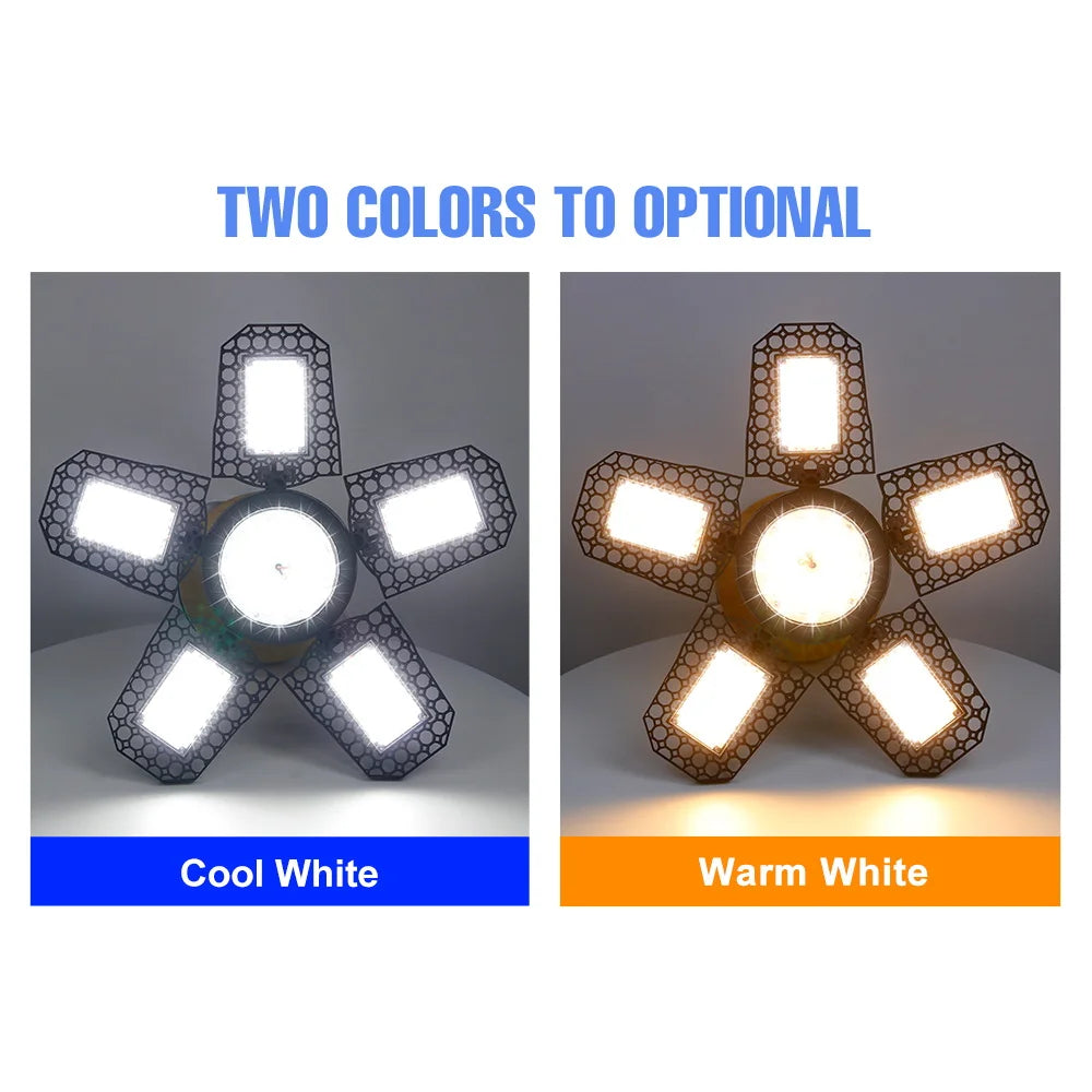 lampe led déformable noire grille hexagonale moderne e27 haute luminosité 20000h