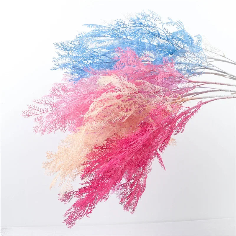 décoration naturelle branche artificielle rose blanche feuillage fin minimaliste opacité festive