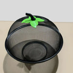 panier corbeille fruits maille métal moderne respectueux environnement noir vert rouge bleu gris poignée
