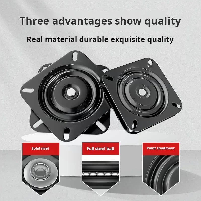 support rotatif universel noir mat moderne pouces thép không nhiễm từ