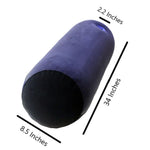 coussin gonflable bleu uni moderne relaxation lit rectangulaire polyester microfibre