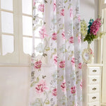 rideau voile floral violet rose jaune transparent decoratif salon chambre erotique echangiste erotique echangisme