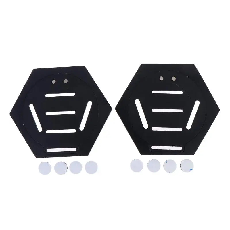 présentoir support médaille noir hexagonal moderne ligne blanche bois décoration muriale compétition gymnastique