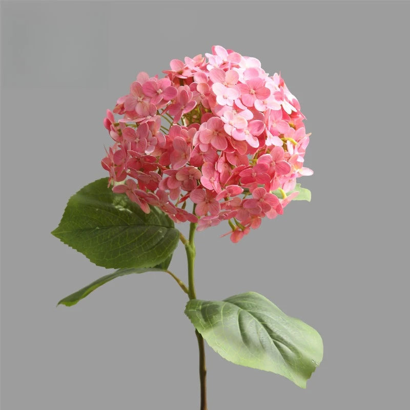 bouquet artificiel hortensias soie rose vert bleu blanc intérieur mariage décoration maison