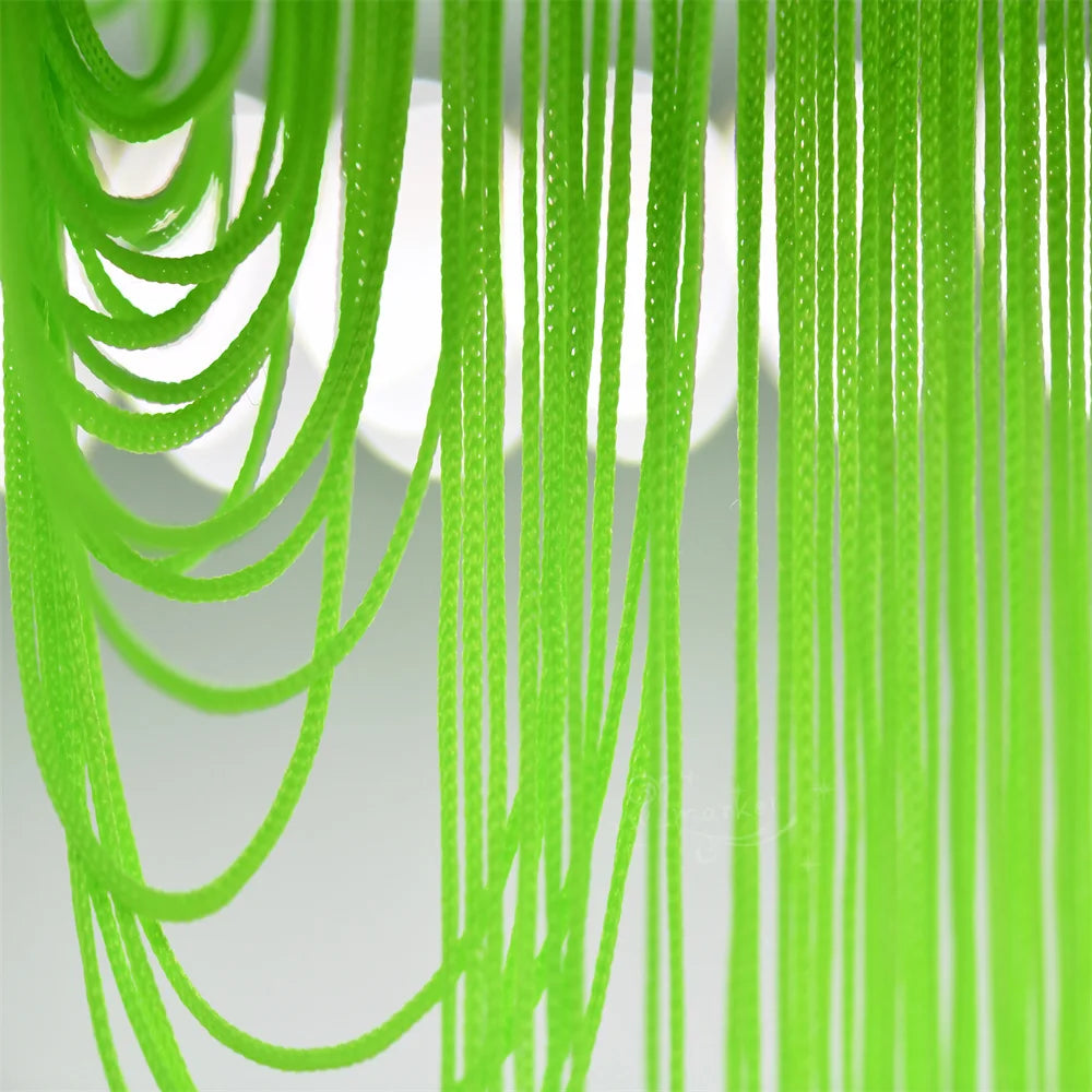 franges polyester 20cm large bleu vert orange tissu moderne décoration vêtement craft