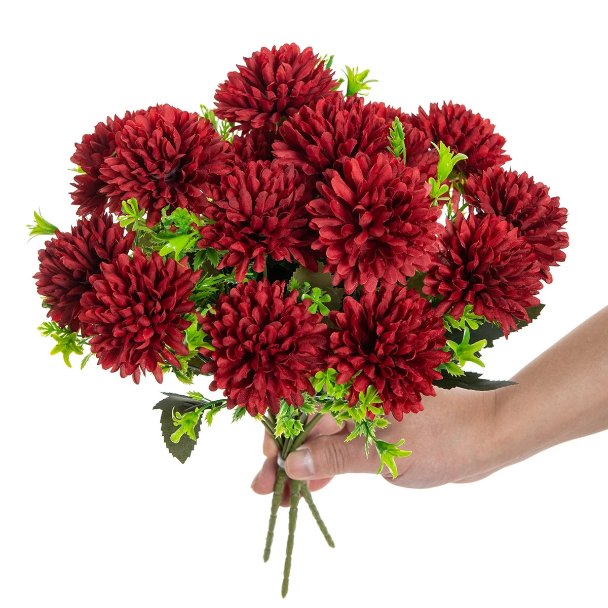 décoration intérieure bouquet fleurs artificielles soie mariage automne anniversaire moderne orange jaune rouge