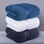 Serviette de bain rouge épaisse 100% coton