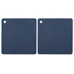 tapis silicone moderne rose gris vert olive texture nid d'abeille carré rond cuisine