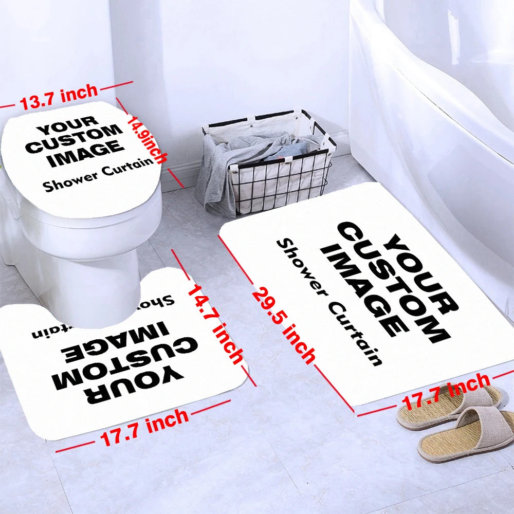 rideau douche personnalisable blanc rayures verticales moderne tapis pièces anneaux suspension polyester