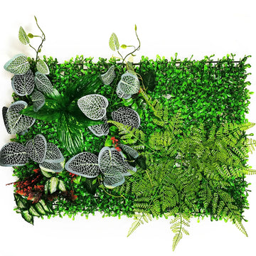 panneau mural végétal artificiel feuilles fleurs décoratif jardin mariage extérieur décoration murale moderne