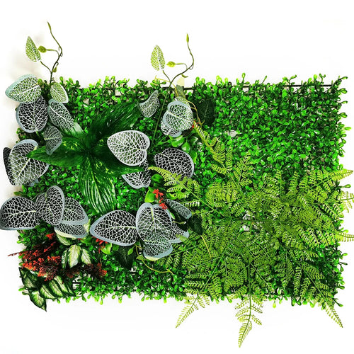 panneau mural végétal artificiel feuilles fleurs décoratif jardin mariage extérieur décoration murale moderne