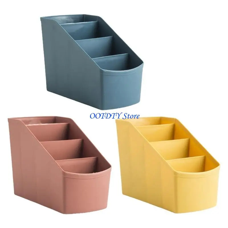 organisateur moderne rose bleu jaune stylos téléphones télécommandes papier magazines 12.5cm 9cm 16.7cm