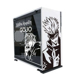autocollants graphiques anime gojo yuji blanc noir décoration boîte rangement modernes stickers opaques
