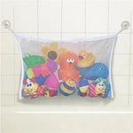 sac filet suspendu bain jouets blanc translucide ventouses pratiques enfants canard hippopotame poisson
