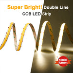 ruban led cob blanc 600 leds 5m 3000k 4000k 6500k adhésif moderne