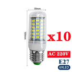 ampoule led maïs décoration intérieur blanc chaud lumière moderne lustre lustre base e14 e27