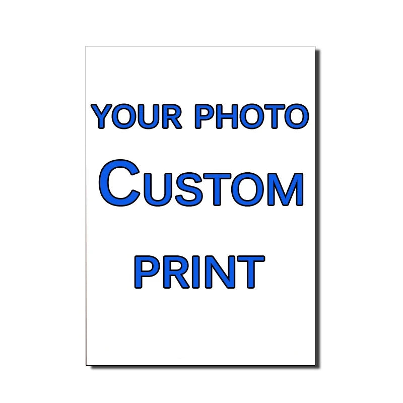 affiche personnalisée moderne photo haute définition rectangulaire blanche cadre salon decoration
