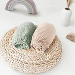couvre lit bébé moderne 100 coton beige rose pâle vert pastel quatre saisons