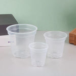 Pots semis transparents trou drainage moderne pratique couvercle