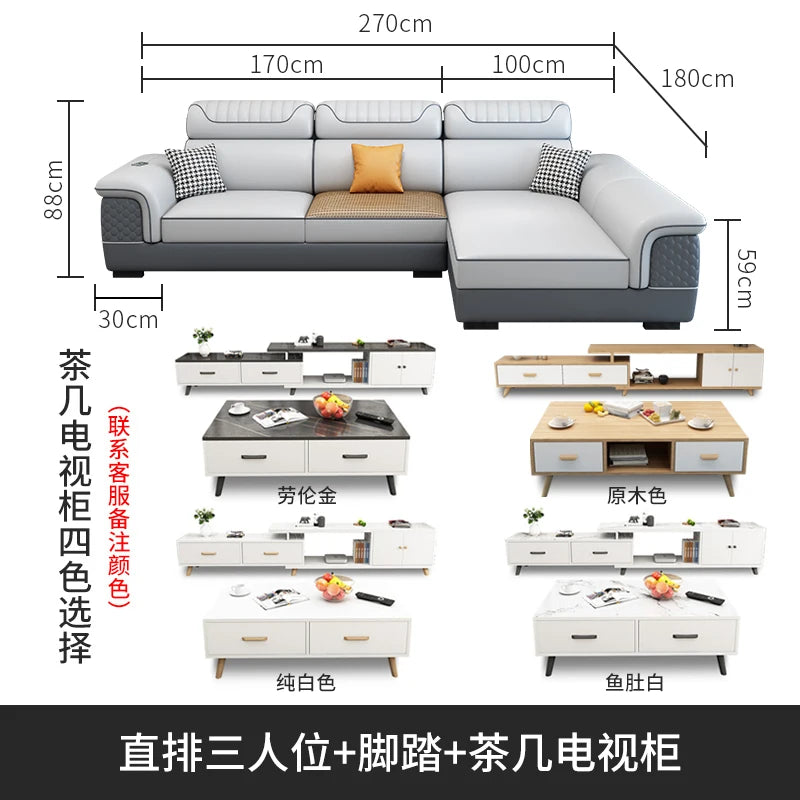 canapé d'angle moderne gris clair gris foncé beige noir tissu rayures géométrique coussins