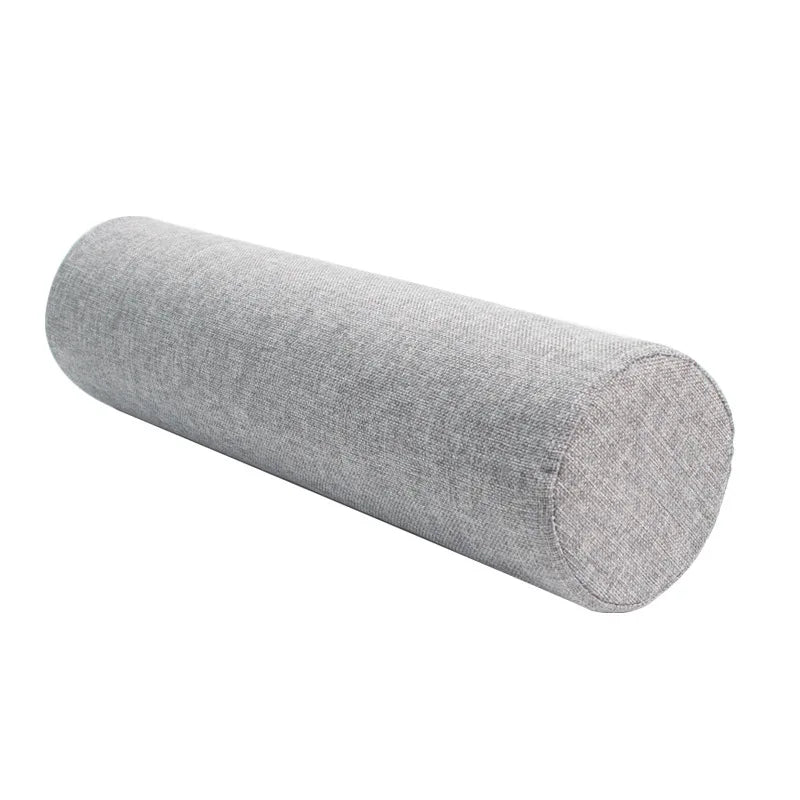 coussin rond mousse mémoire forme ergonomique support lombaire literie moderne