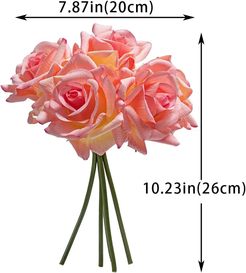 bouquet fleurs artificielles soie rose blanc nuances roses intérieur mariage décoration festive