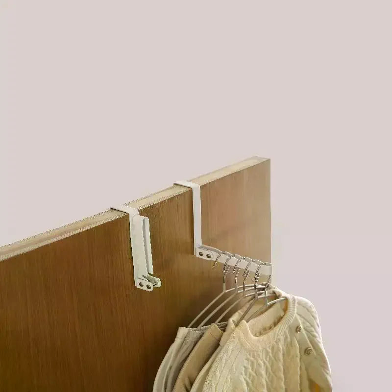 porte manteau pliable moderne blanc crochet rangement porte salle bain chambre sans perçage minimalistemaximum