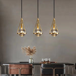 suspension lumineuse moderne or transparent 2000 82000 lumens chambre salon étude hall