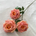 bouquet roses artificielles décoration mariage anniversaire intérieur classique blanc rose vert