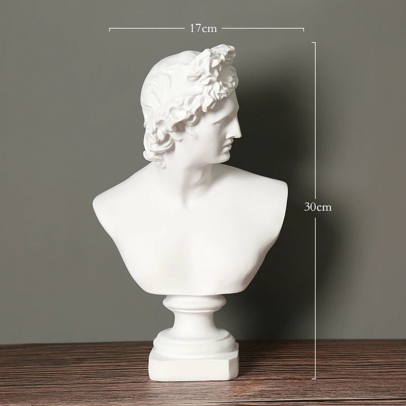statues antiques blanc buste apollon arthemis sculptures details classiques art grec romain livres papier