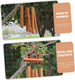 cloche vent bambou traditionnelle relaxation jardin relaxation patio détente relaxationextérieur ambiance maison brune claire