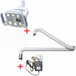 lampe moderne blanc fixée tringle corps base métal