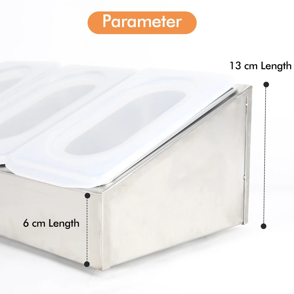 station garniture acier inoxydable 304 couvercle silicone stockage ingrédients pizza moderne rangement professionnel étanche