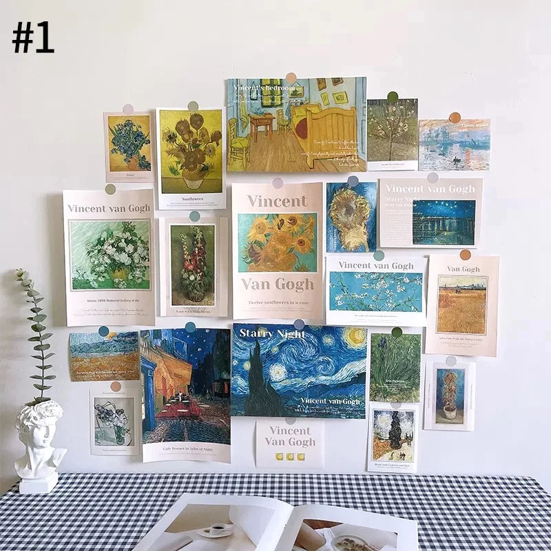 affiches décoratives murales photos paysages naturelle typographie kitsch minimaliste voyages art 20 pièces