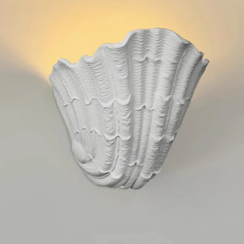 applique murale classique blanc rayures verticales fixée mur petite taille grande taille éclairage led