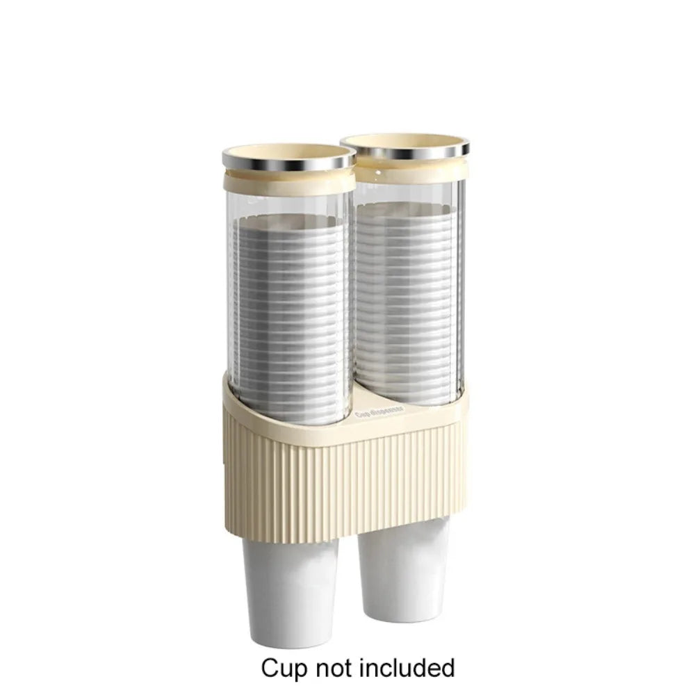 porte coupe double compartiment beige clair ridges verticales moderne adhésif porte coupe supports coupe