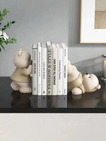 support livres résine rondin bois stylisé contemporain maison décoration intérieure salon anniversaire cadeau
