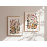 affiches murales toile fleurées modernes sans cadre 30x40cm 40x60cm combinaison floral détaillé minimaliste